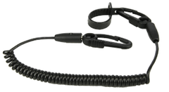Scotty Paddle Leash Flex Coil - Black