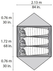 MSR Elixir™ 3 Lightweight Backpacking Tent