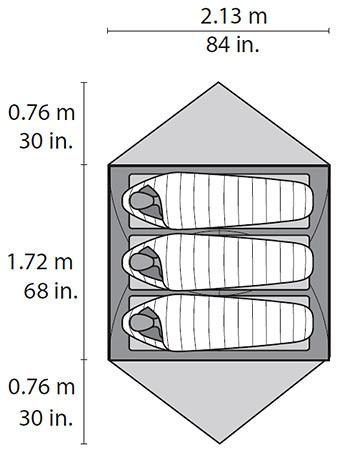 MSR Elixir™ 3 Lightweight Backpacking Tent