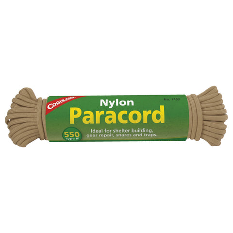 Coghlan's Paracord 50' - Tan