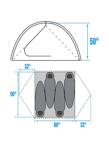 The North Face Talus 4 Tent
