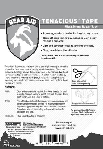 McNett Gear Aid Tenacious Repair Tape